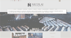 Desktop Screenshot of nicolairicevimenti.it